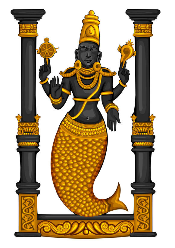 Matsya, la legende qui a donné la posture du poisson La legende de Matsya