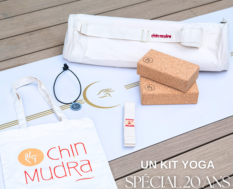 Le kit spécial anniversaire Chin Mudra 20 ans