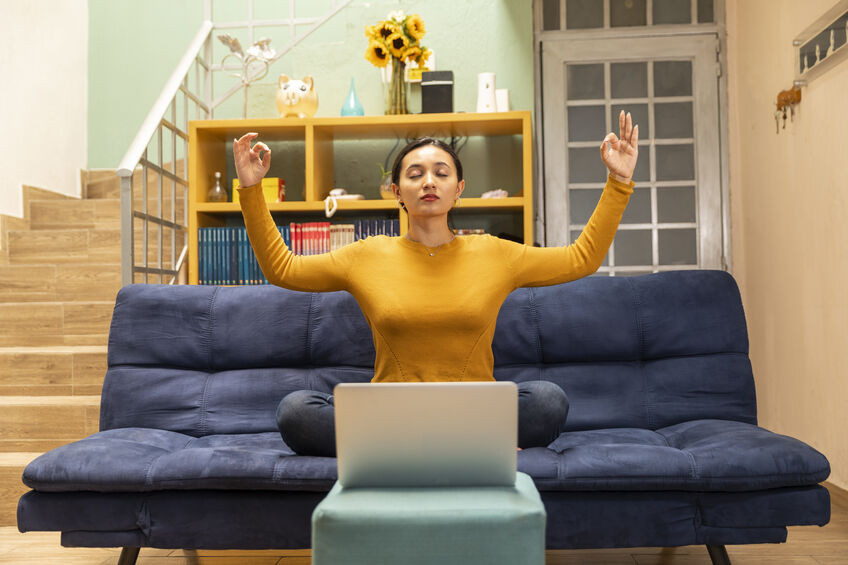 Le yoga e se digitalise en 2021 Le yoga en ligne : la tendance post Covid