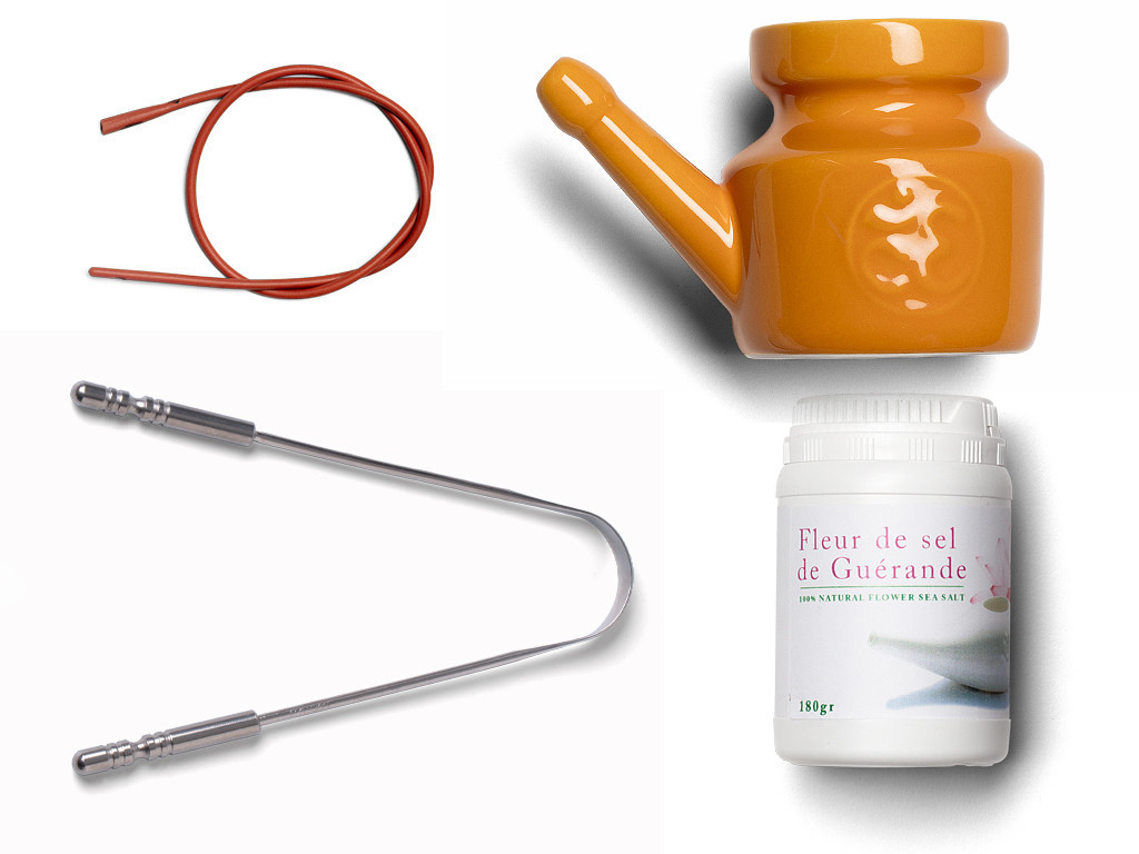 le kit tout en un Jala Neti le kit complet pour le Jala Neti By Chin Mudra