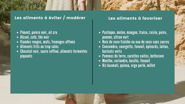 Ayurveda : les aliments à éviter l'été Les aliments à éviter pour une alimentation ayurvedique estiavale