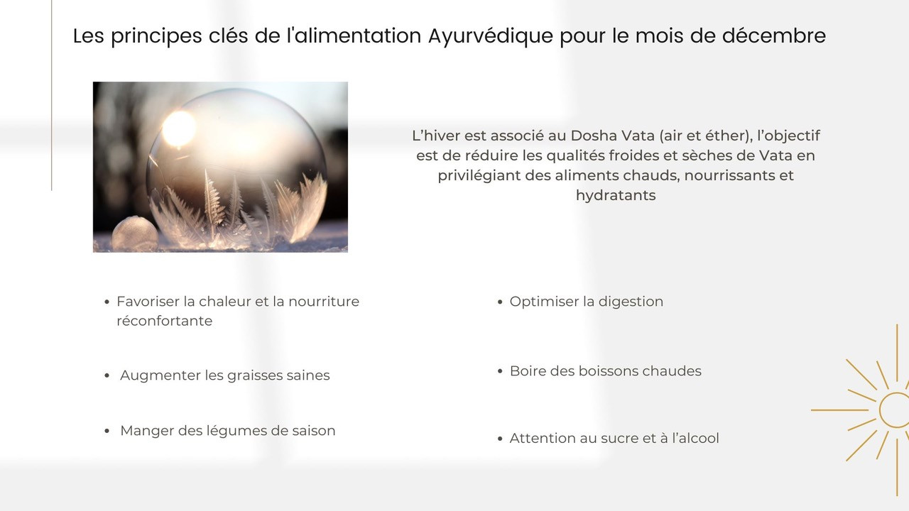 Les principes d'un régime ayurvedique