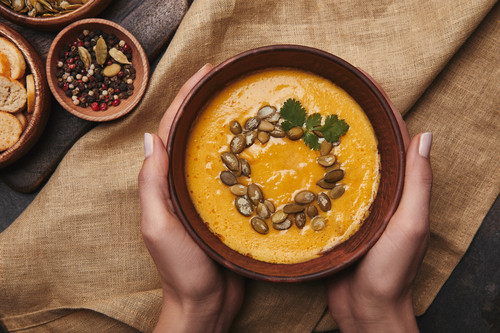 Les soupes d'automne pour un régime ayurvedique Manger de saison pour un regime ayurvedique équilibré