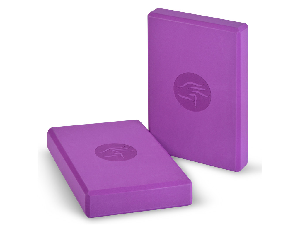 Item Blocco yoga - 30 cm x 20 cm x 5 cm Prugna