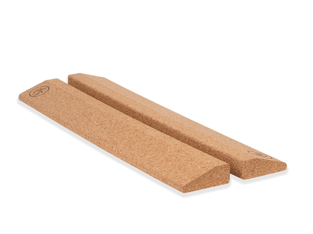 Item Blocco yoga inclinato Tavola inclinata in sughero 60 cm x 9 cm x 3 cm