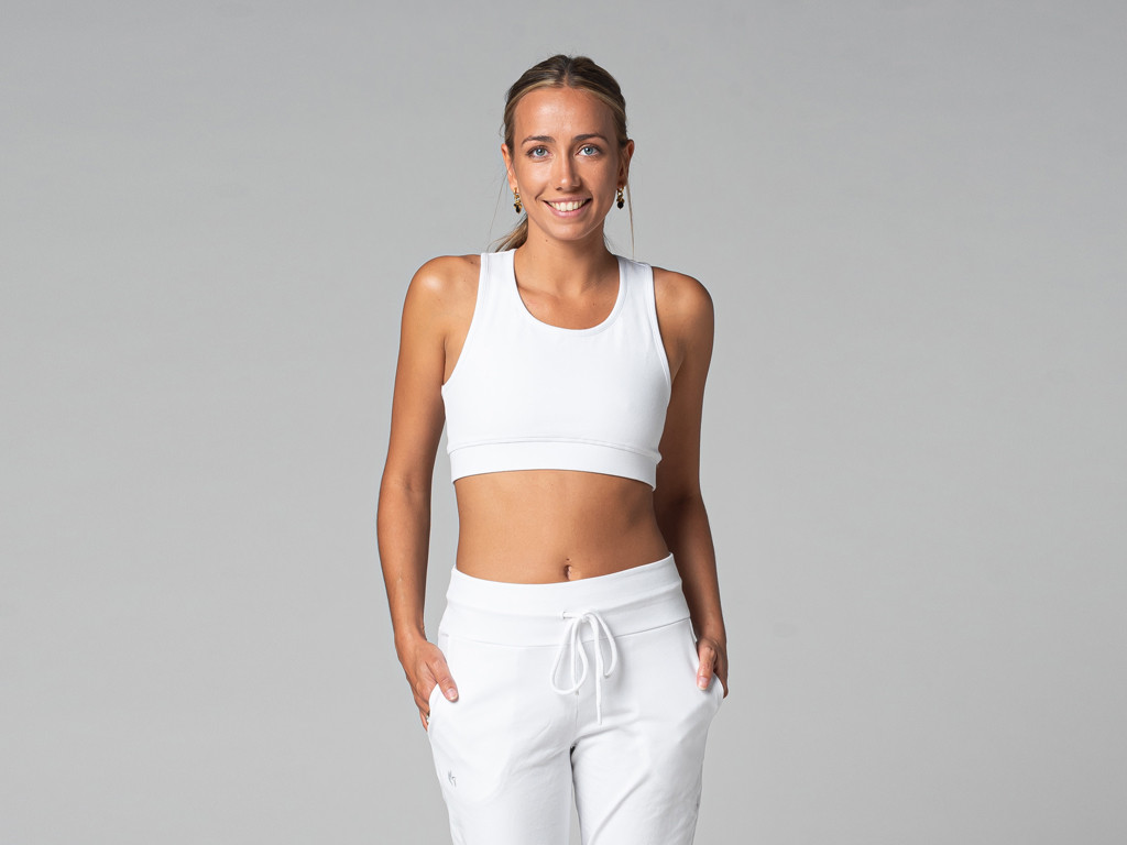 Item Brassière de yoga Sport - Bio Blanc
