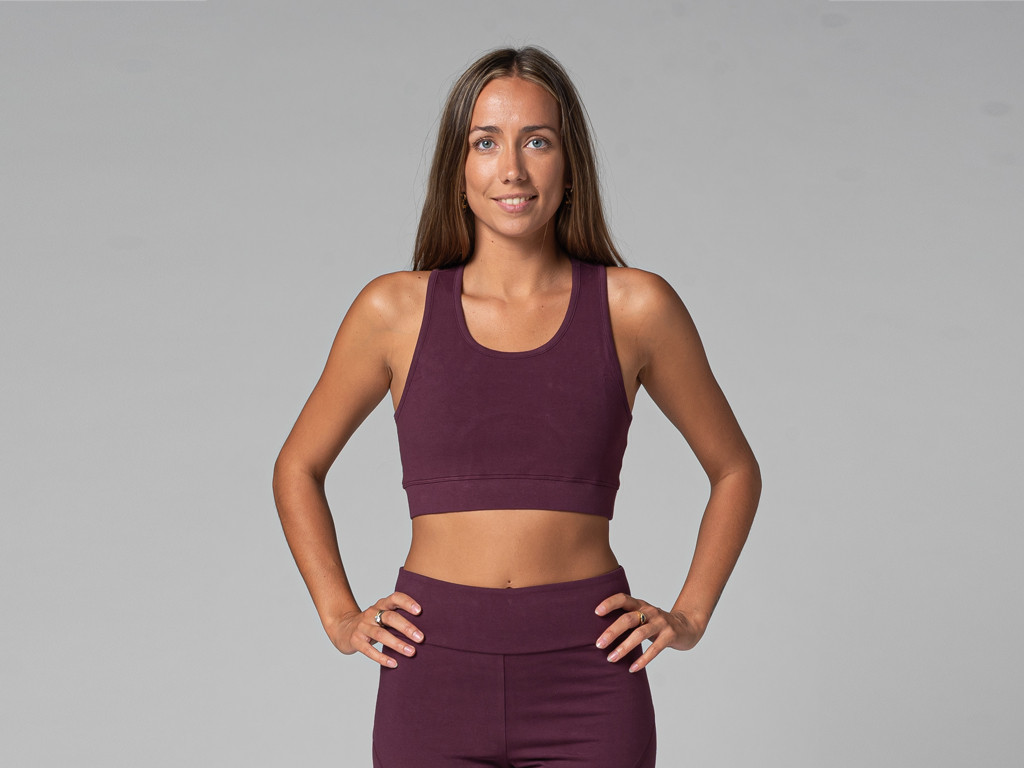 Item Brassière de yoga Sport - Bio Prune