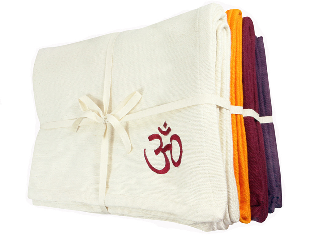 Item Couverture de yoga 100% coton bio 150cm X 200cm Lot de 12