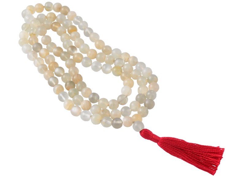 Item Mala 108 perles 8mm Pierre de Lune