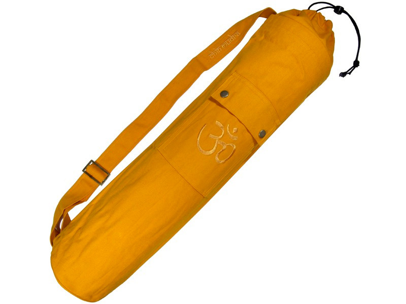 Item Sac à tapis de yoga 100% Coton Bio 90cm X 15cm Orange Safran