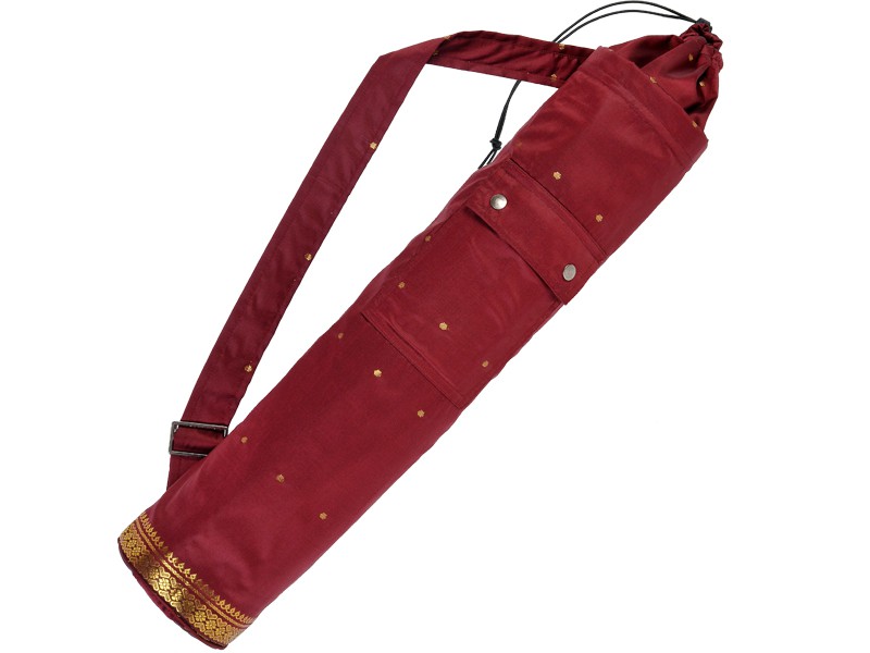 Item Sac à tapis de yoga Saree 71 cm x 15 cm Bordeaux