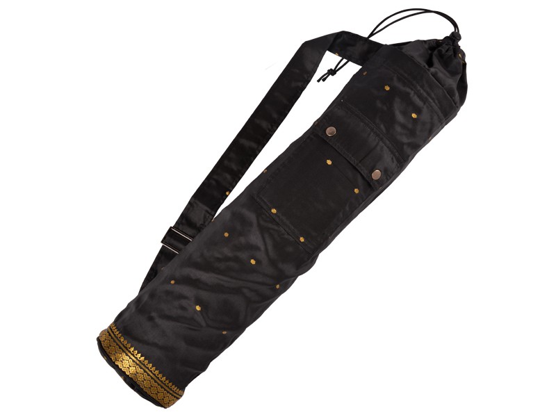 Item Borsa per tappetino yoga Saree 71 cm x 15 cm Nero
