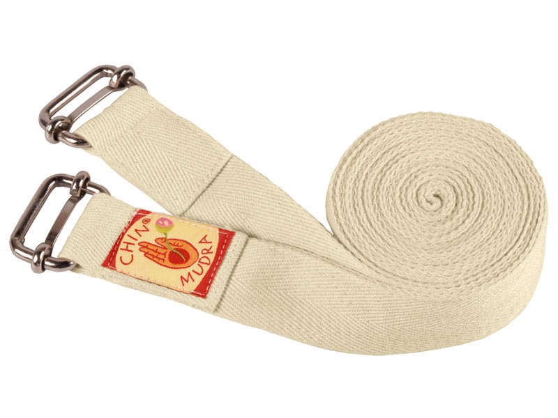 Item Cinturino yoga Iyengar con doppia fibbia 100% organico 3x200 cm