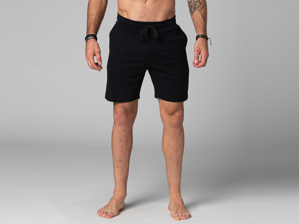 Item Short de Yoga Homme - Coton Bio Noir
