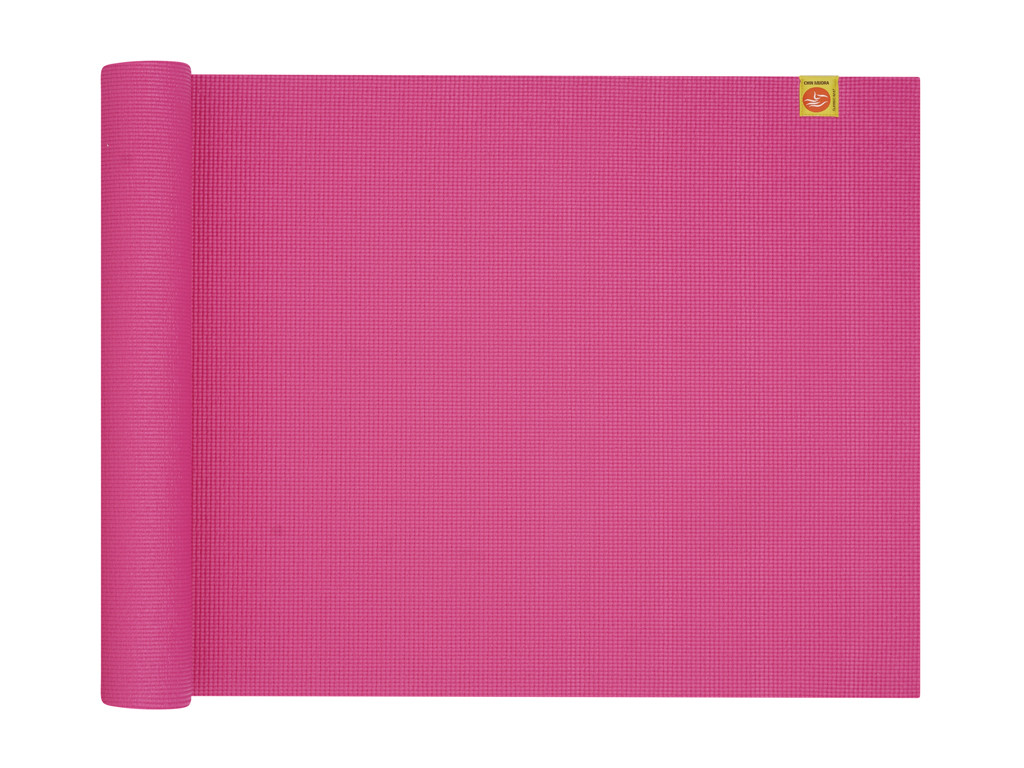 Item Tappetino yoga comfort atossico: 183 cm x 61 cm x 6 mm Rosa indiana