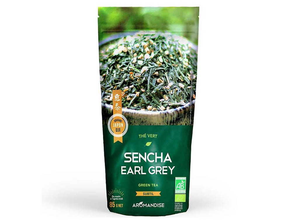 Item Thé vert Sencha Earl Grey 85g