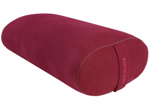 Bolster de yoga Ovale EPEAUTRE 100 % coton Bio 60 cm x15 cm x 30 cm