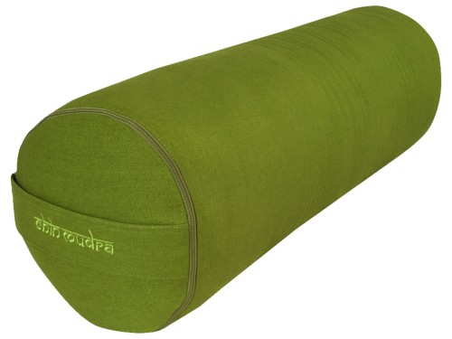 Bolster de yoga XL 100 % coton Bio 76 cm x 25 cm