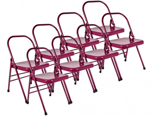 Chaise de Yoga Standard 1 Barre Prune