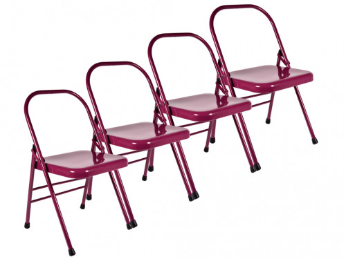 Chaise de Yoga Standard 1 Barre Prune