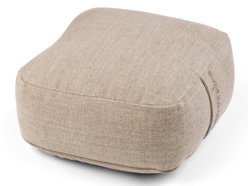 Coussin de voyage carré en Chanvre naturel Bio