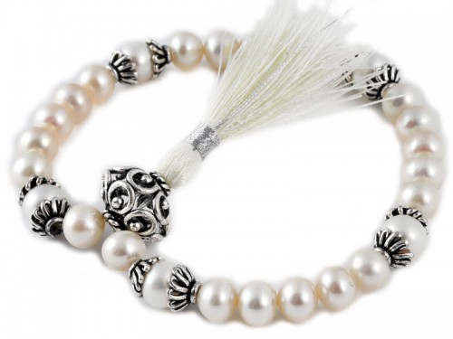 Perles blanches naturelles