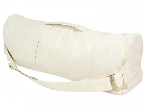 Elegante e pratica borsa porta tappetino da yoga in cotone biologico al 100%, 80 cm x 17 cm.