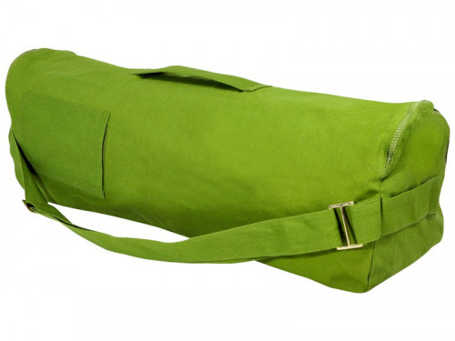 Elegante e pratica borsa porta tappetino da yoga in cotone biologico al 100%, 80 cm x 17 cm.