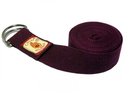 Sangle de yoga 100% coton Bio boucle 1/2 lune