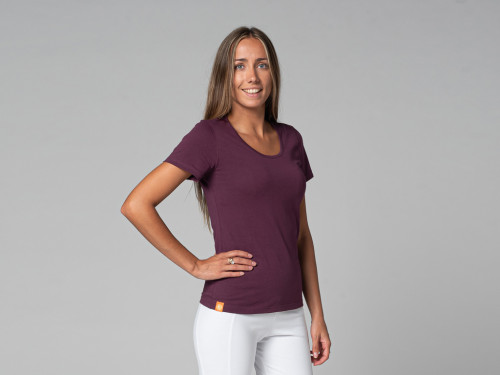 T-Shirt TARA M/C Col Large 100% Bio