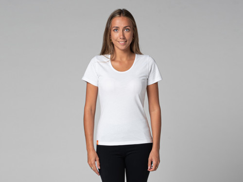 T-Shirt TARA M/C Col Large 100% Bio
