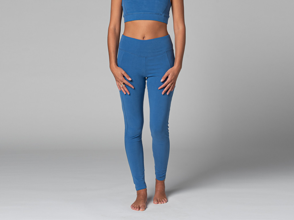 Item Yoga Legging Pocket - Bio Bleu Chaud